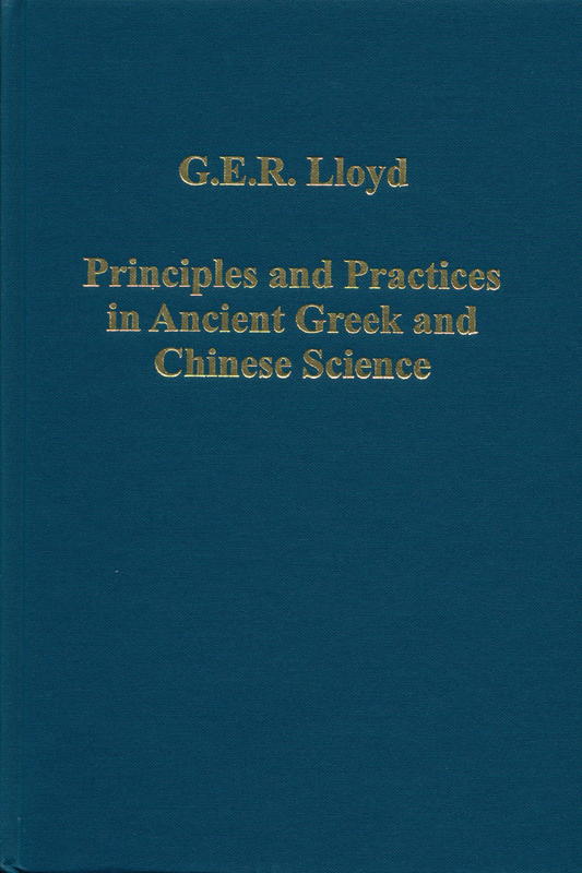 Principles and practices in ancient Greek and Chinese science cover