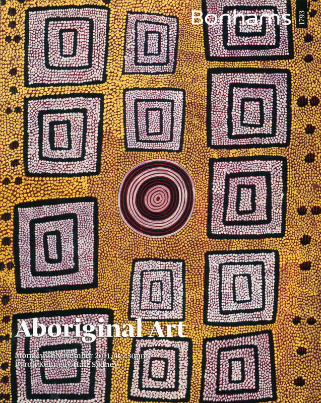 Aboriginal art : Monday 21 November 2011 at 7.30 pm cover