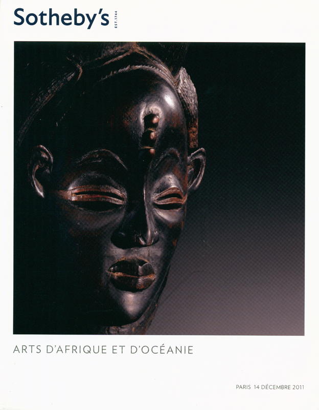 Arts d'Afrique et d'Oceanie : vente a Paris mercredi 14 Decembre 2011, 16h 30 = Arts of Africa and Oceania : sale in Paris, Wednesday 14 December 2011, 4.30pm cover