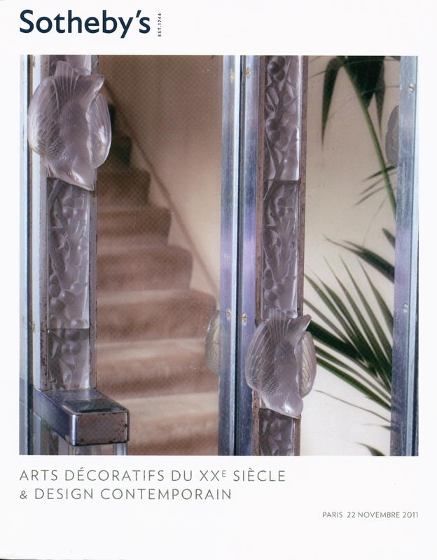 Arts decoratifs du XXe siecle & design contemporain = decorative arts of the 20th Century and contemporary design cover