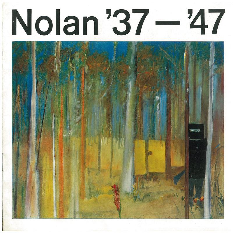 Nolan '37 - '47 / Sidney Nolan ; Institute of Contemporary Arts cover