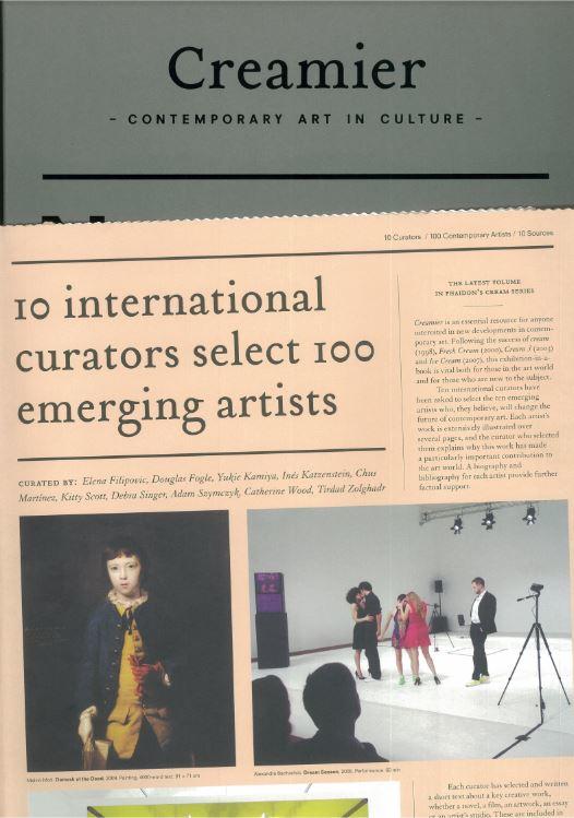 Creamier : contemporary art in culture cover