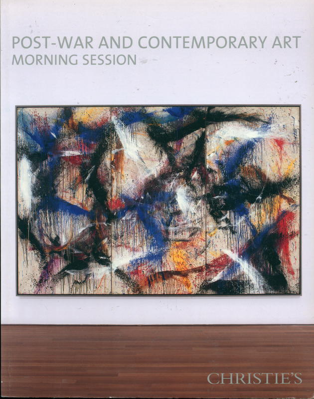 Post-war and contemporary art : morning session, Wednesday 9 May 2012 cover