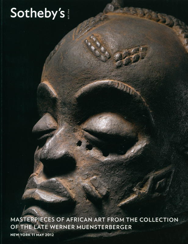Masterpieces of African Art from the collection of the late Werner Muensterberger cover