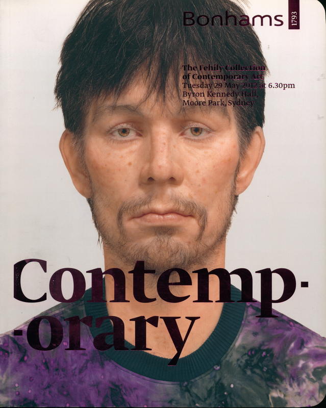 Contemporary : the Fehily Collection of contemporary art : Tuesday 29 May 2012 at 6.30pm, Byron Kennedy hall, Moore Park, Sydney cover