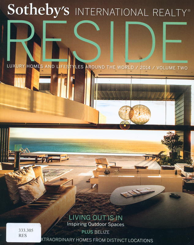Reside / Sotheby's International Realty cover