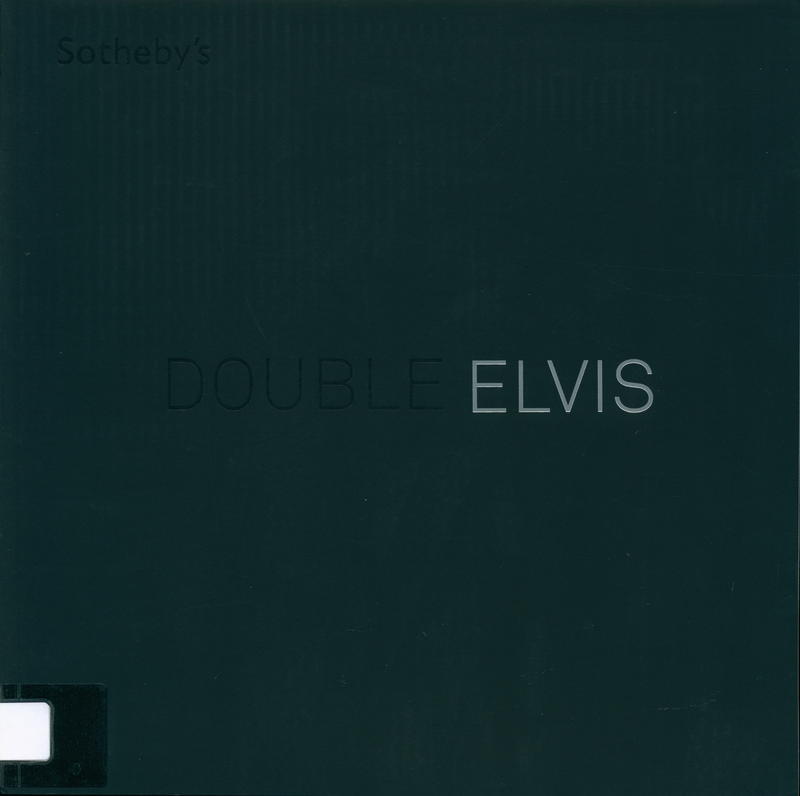 Double Elvis : contemporary art, New York, 9 May 2012 / Sotheby's cover