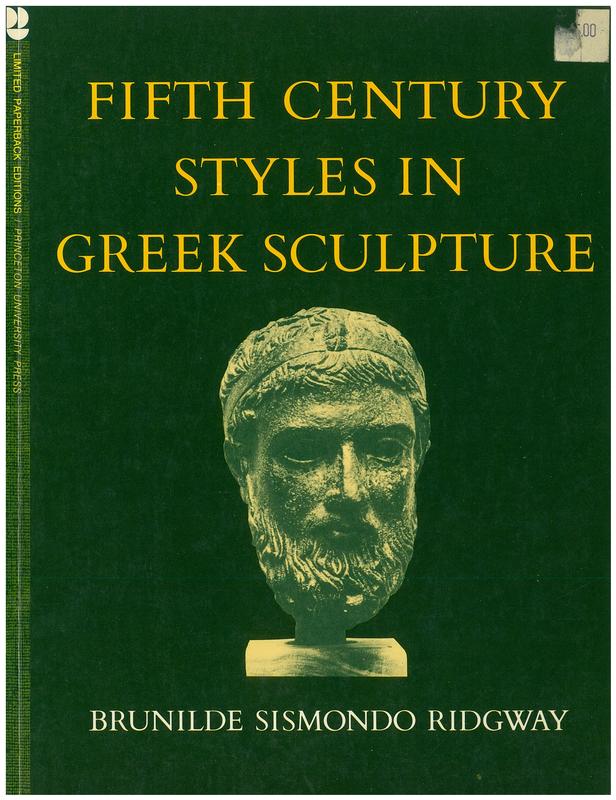 Fifth century styles in Greek sculpture cover