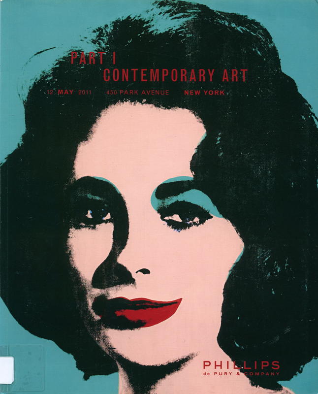 Contemporary art, part I : 12 May 2011, 7pm, 450 Park Avenue, New York cover
