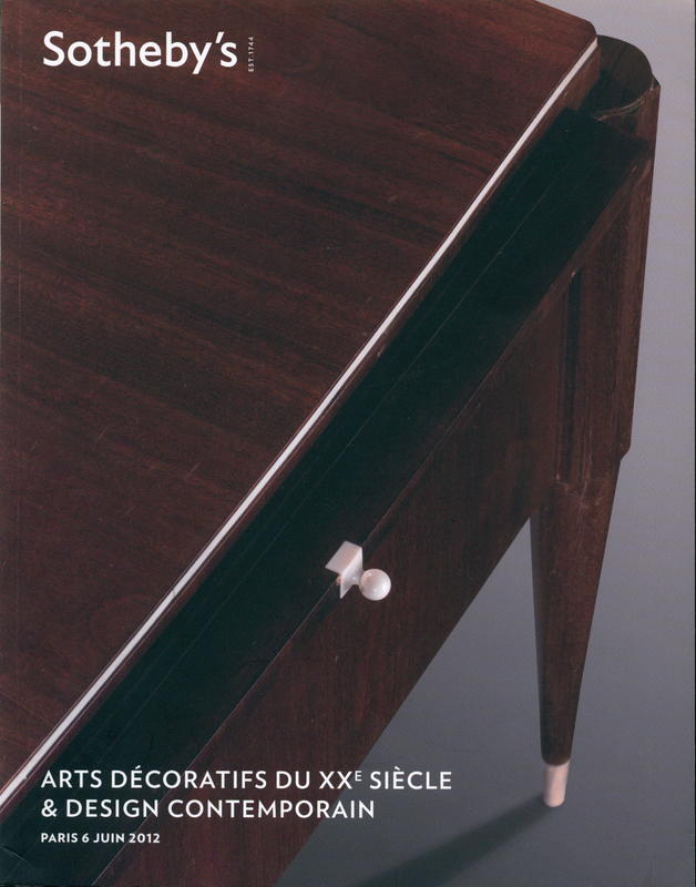 Arts decoratifs du XXe siecle & design contemporain = decorative arts of the 20th Century and contemporary design cover