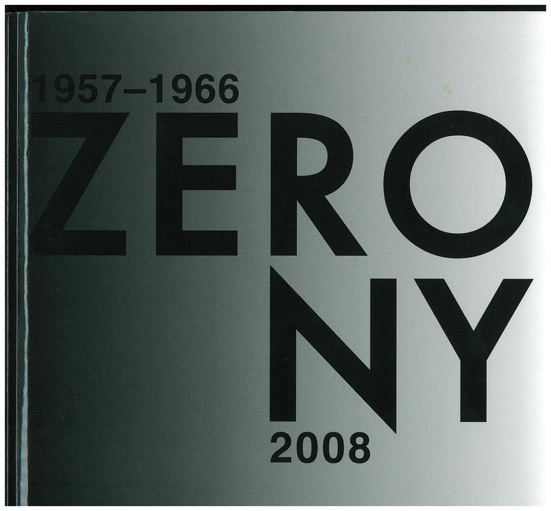 ZERO 2008 / conceived, designed and edited by Mattijs Visser ; in collaboration with David Leiber cover