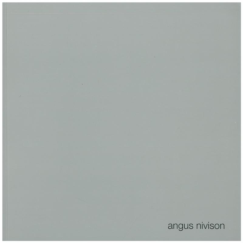 Angus Nivison : a survey cover