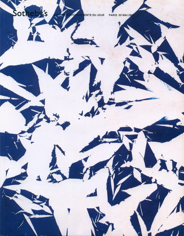 Art contemporain : vente du jour, Paris 30 Mai 2012 a 14h 30, lots 101-237 cover