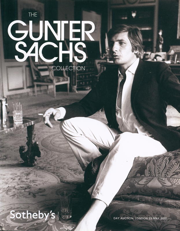 The Gunter Sachs Collection : day auction, London 23 May 2012, at 10.30 am and 2 pm, lots 101-348 cover
