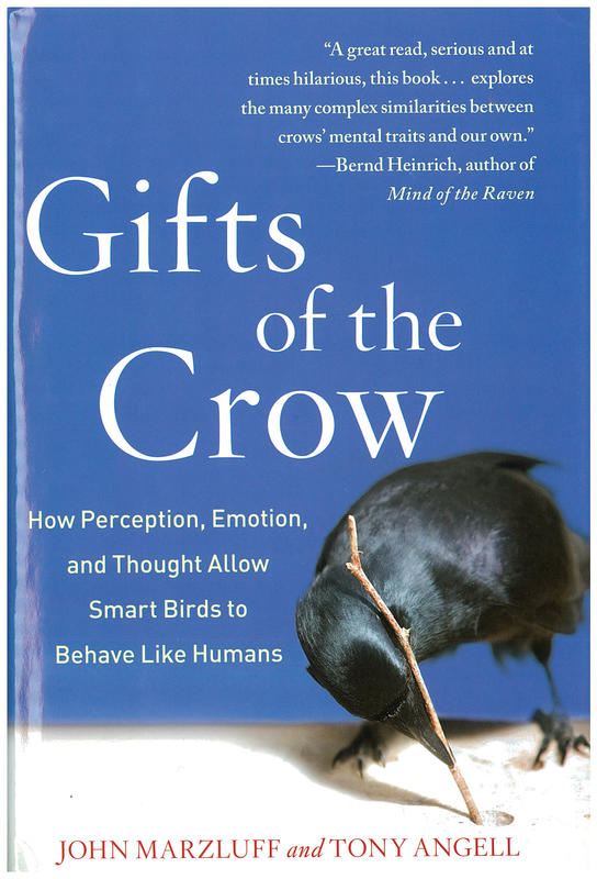 Gifts of the crow : how perception, emotion and thought allow smart birds to behave like humans / John Marzluff & Tony Angell ; illustrated by Tony Angell cover