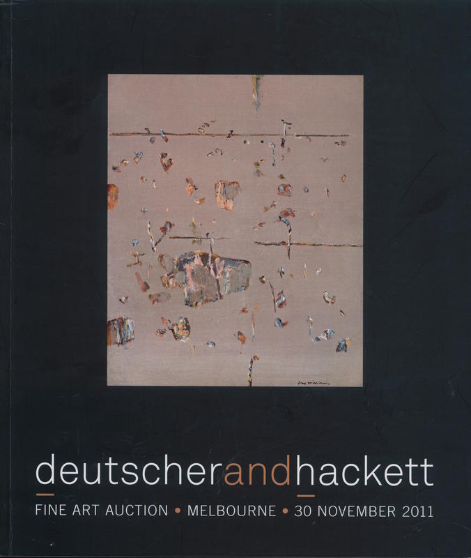 Important Australian and International works of art : fine art auction, Melbourne, 30 November 2011 / Deutscher and Hackett cover