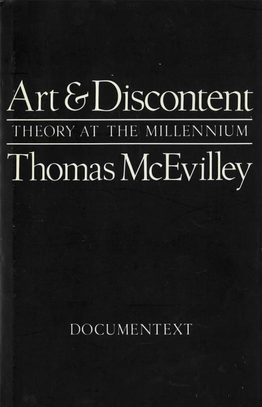 Art and discontent : theory at the Millennium cover