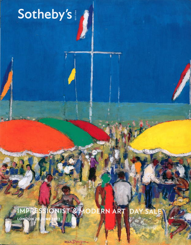 Impressionist and modern art day sale : auction in London, Wednesday 20 June 2012, 10.30 am and 2.30 pm cover
