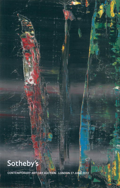 Contemporary art : day auction, London 27 June 2012 at 10.30 am and 1.30 pm, lots 101-354 cover