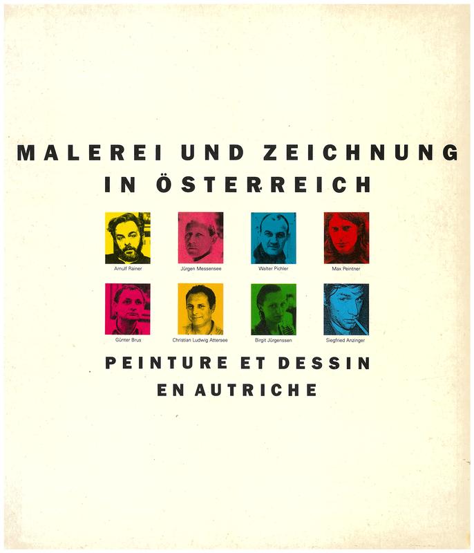 Malerei und zeichnung in Osterreich = peinture et dessin en Autriche cover