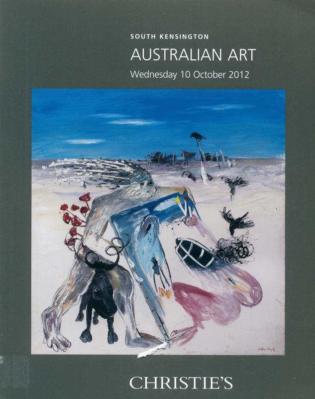 Australian art : Wednesday 10 October 2012 cover