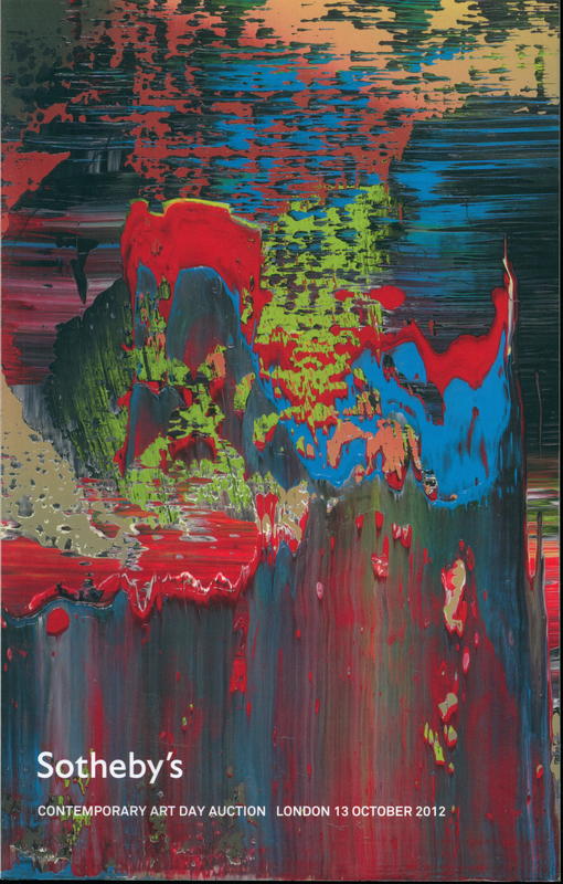 Contemporary art day auction : London 13 October 2012 cover