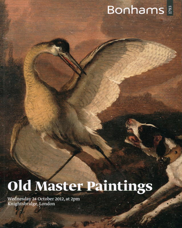 Old master paintings : Wednesday 24 October 2012 at 2pm cover