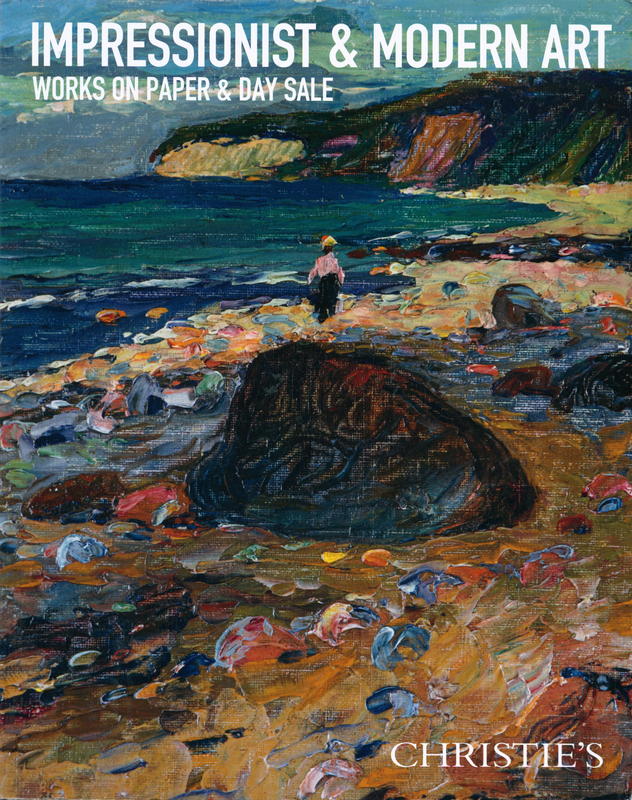 Impressionist and modern art works on paper and day sale : Thursday 8 November 2012 cover