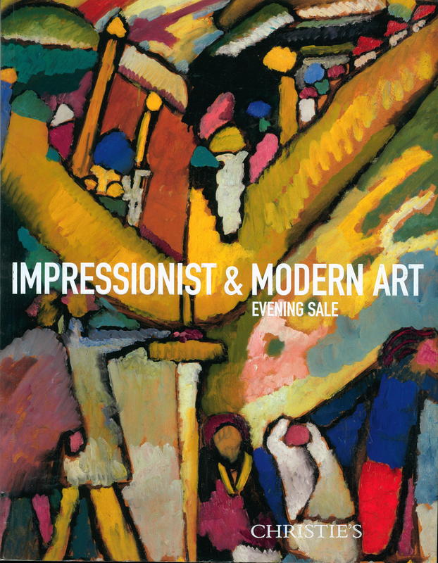 Impressionist and modern art evening sale : Wednesday 7 November 2012 cover