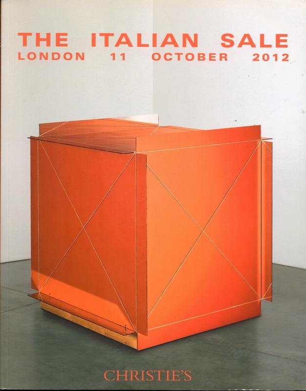 The Italian sale : Thursday 11 October 2012 cover