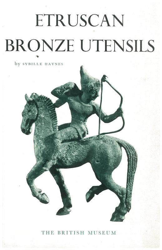 Etruscan bronze utensils cover