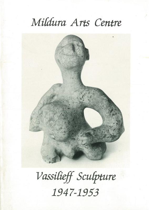 Danila Vassilieff sculpture survey : 1947-1953 cover