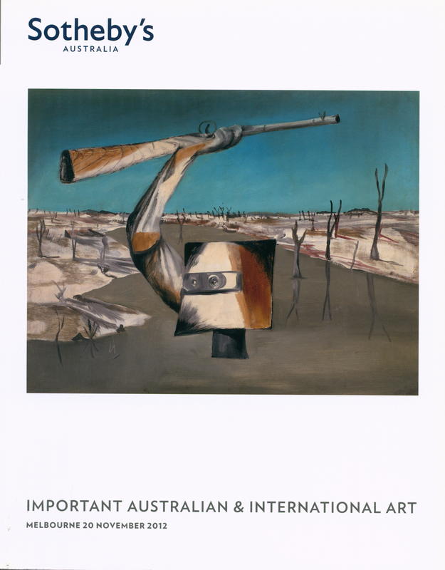 Important Australian and international art : auction in Melbourne Tuesday 20 November 2012, 6.30 pm cover