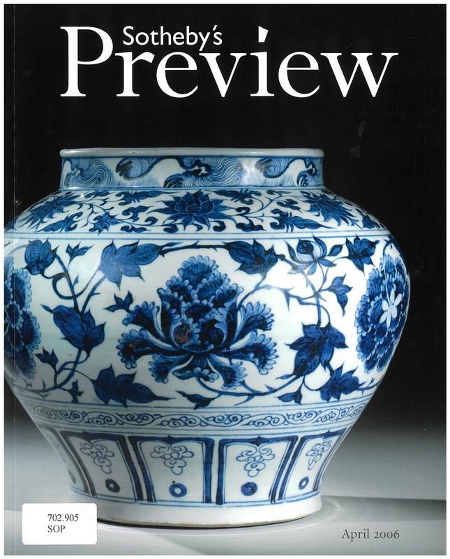 Sotheby's preview cover