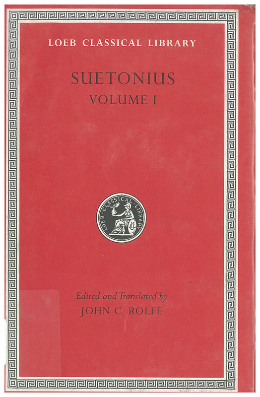 Suetonius : volume 1 cover
