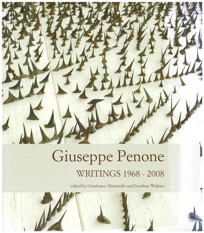 Giuseppe Penone : writings 1968-2008 cover