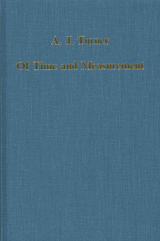 Of time and measurement : studies in the history of horology and fine technology cover