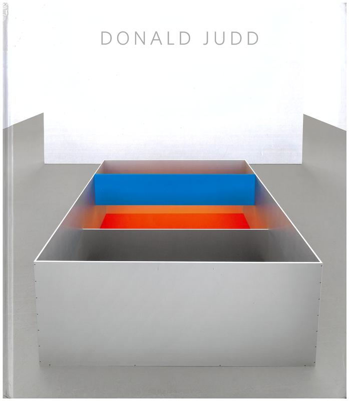 Donald Judd cover