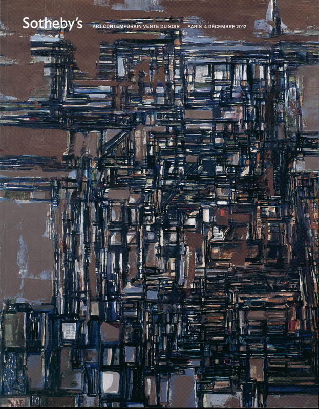 Art contemporain : vente du soir, Paris, 4 Decembre 2012 a 19 h, lots 1-29 cover