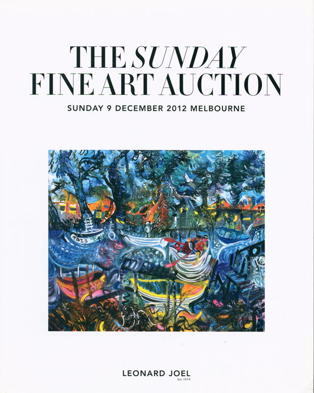 The Sunday fine art auction : Sunday 9 December 2012 at 2pm Melbourne / Leonard Joel cover