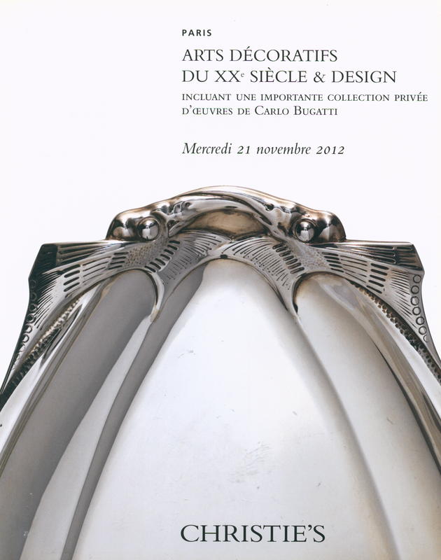 Arts decoratifs du XXe siecle & design : incluant une importante collection privee d'oevres de Carlo Bugatti cover