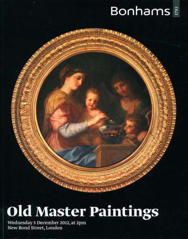 Old master paintings : Wednesday 5 December 2012 at 2pm, New Bond Street London cover
