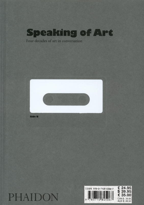 Speaking of art : four decades of art in conversation cover