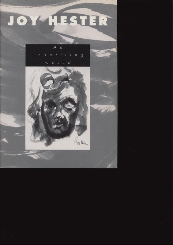 Joy Hester : an unsettling world cover