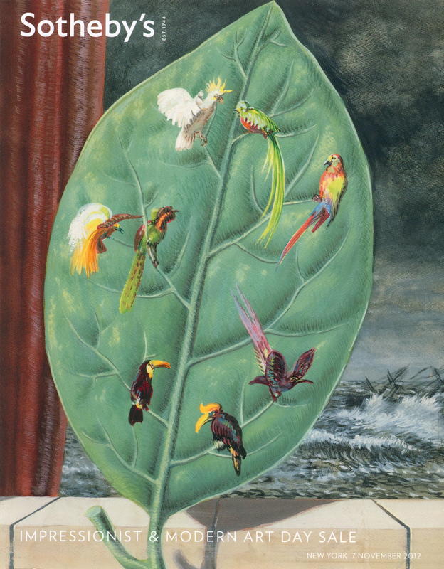 Impressionist and modern art day sale : New York, Wednesday 7 November 2012, 10 am and 2 pm cover