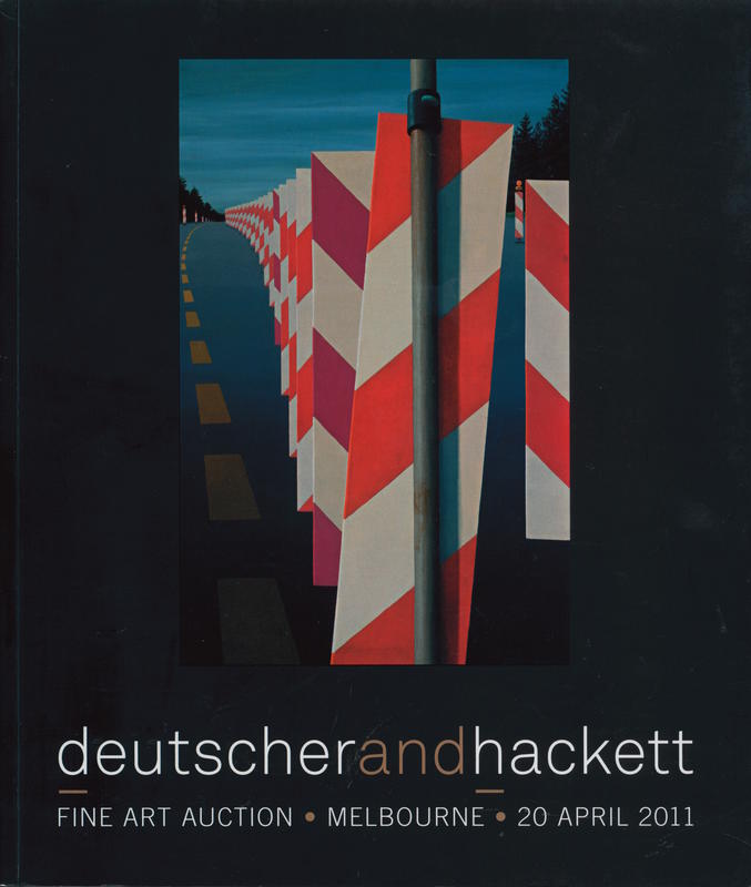 Important Australian and international works of art : fine art auction, Melbourne, Wednesday 20 April 2011 / Deutscher and Hackett cover