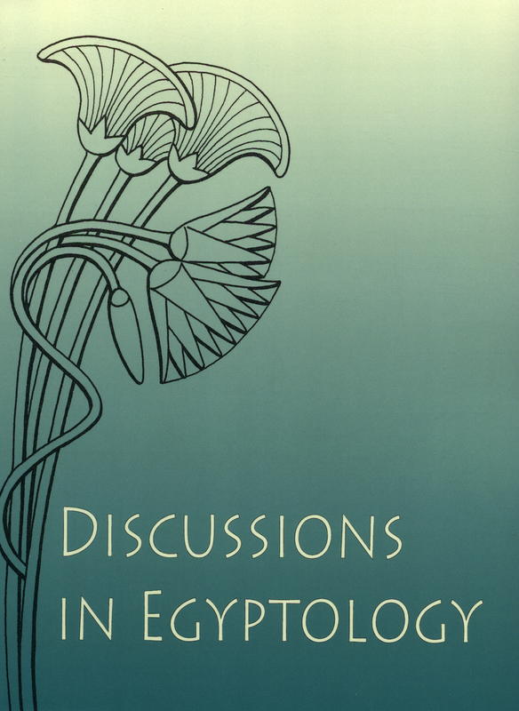 Discussions in Egyptology cover