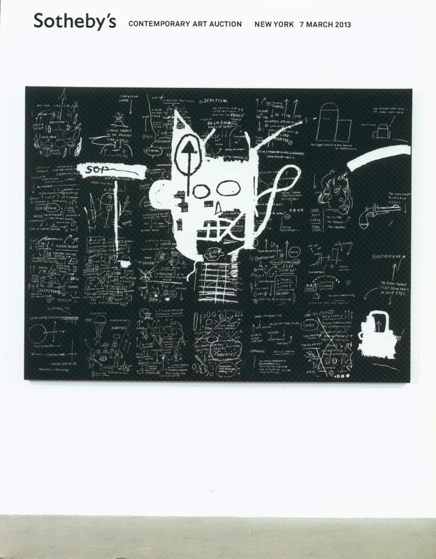 Contemporary art : New York, 7 March 2013 / Sotheby's cover
