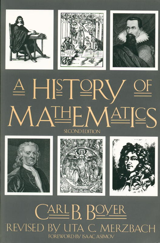 A history of mathematics cover