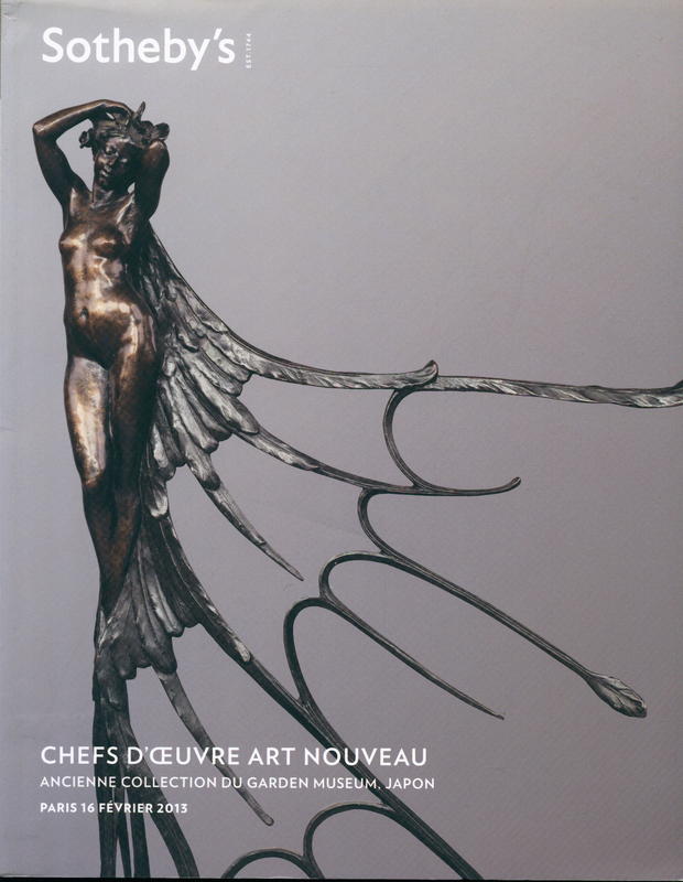 Chefs d'ouvre Art Nouveau : ancienne collection du Garden Museum, Japon : vente a Paris, Samedi 16 Fevrier 2013, 14 H 30 cover